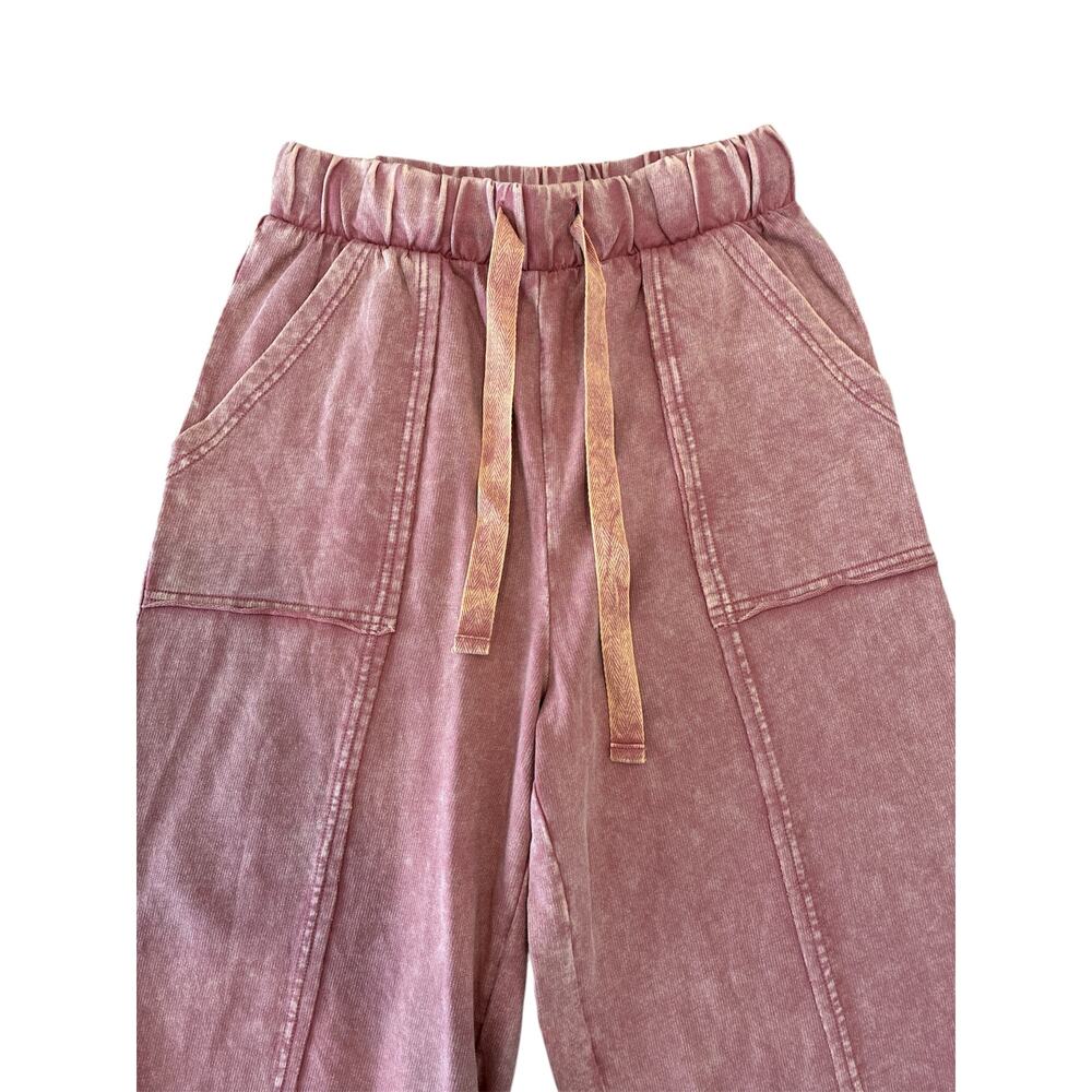 Zenana Wide Leg Boho Palazzo Pants - Picture 2 of 3